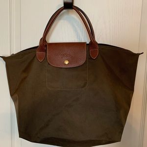 Longchamp ‘Medium Le Pliage' Top Handle Tote